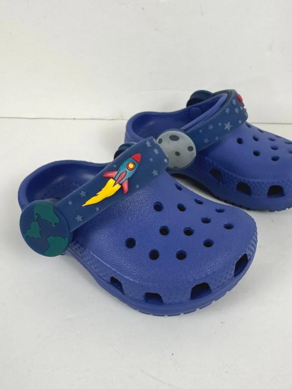 Crocs Space Clogs Kids' C4 Light Up Classic Imagination Lights Backstrap SA-67